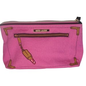 Estee Lauder Pink Cosmetic Bag